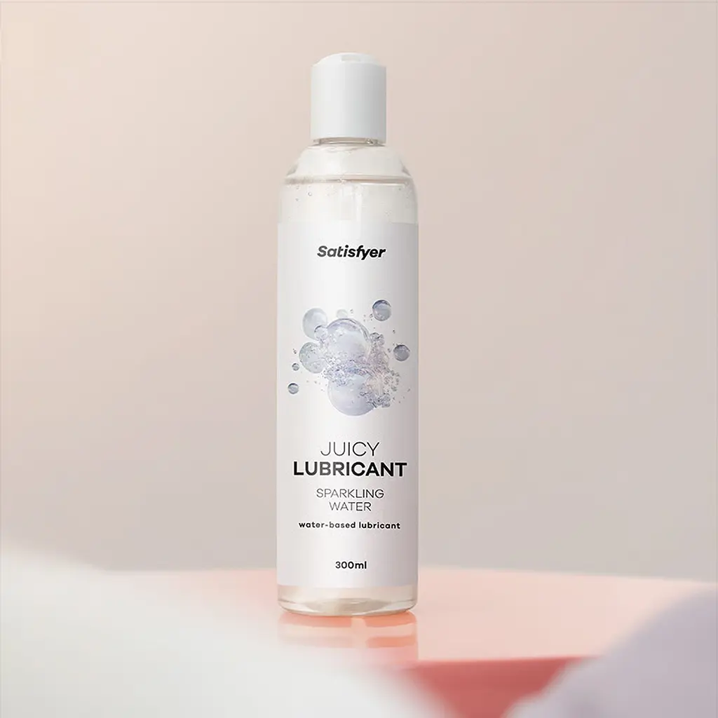 Лубрикант на водній основі Satisfyer Juicy Lubricant Sparkling Water water based 300 мл - фото 8
