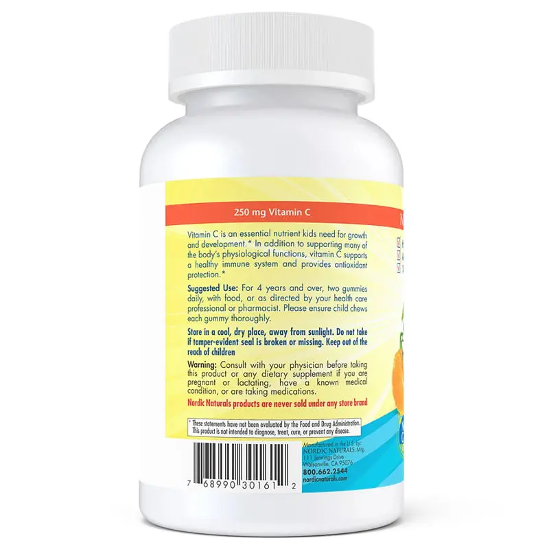Вітаміни та мінерали Nordic Naturals Vitamin C Gummies, 120 желейок - фото 2