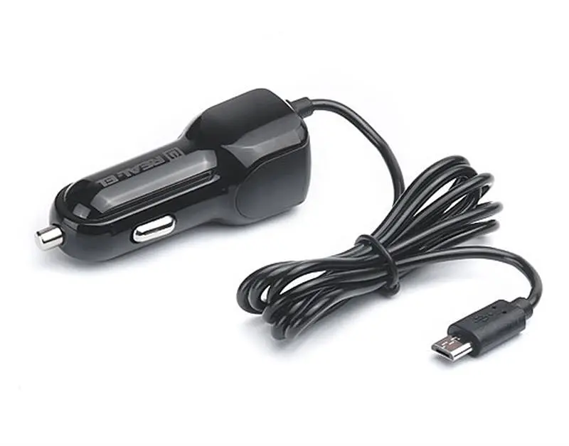 Автомобільний зарядний пристрій REAL-EL CA-15 (2USB, 2.1A) Чорний + кабель microUSB - фото 6