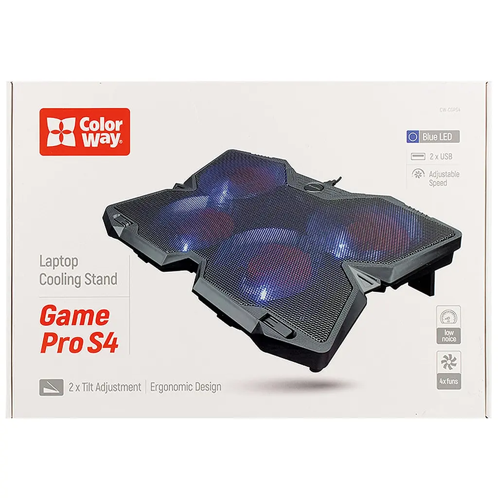Підставка до ноутбука ColorWay Cooling Game Pro S4, 10-17 (CW-CGPS4) - фото 11