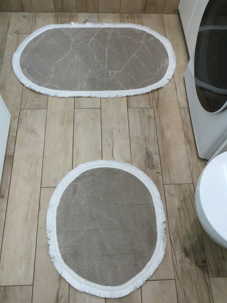 Набір килимків для ванної кімнати, 2 шт. Carpet One 100х63 см(60х40 см) pbe0049491 - фото 2