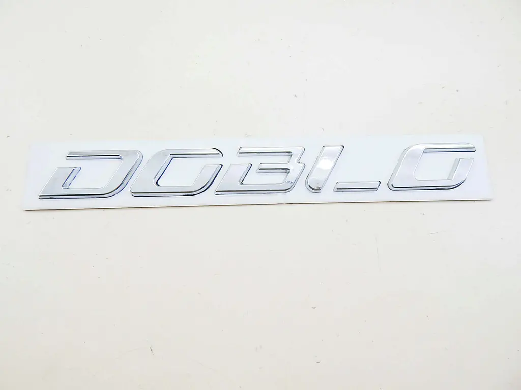 Емблема напис Doblo для Fiat (Хром) 265х29 мм (на скотчі) 0052052874 - фото 2