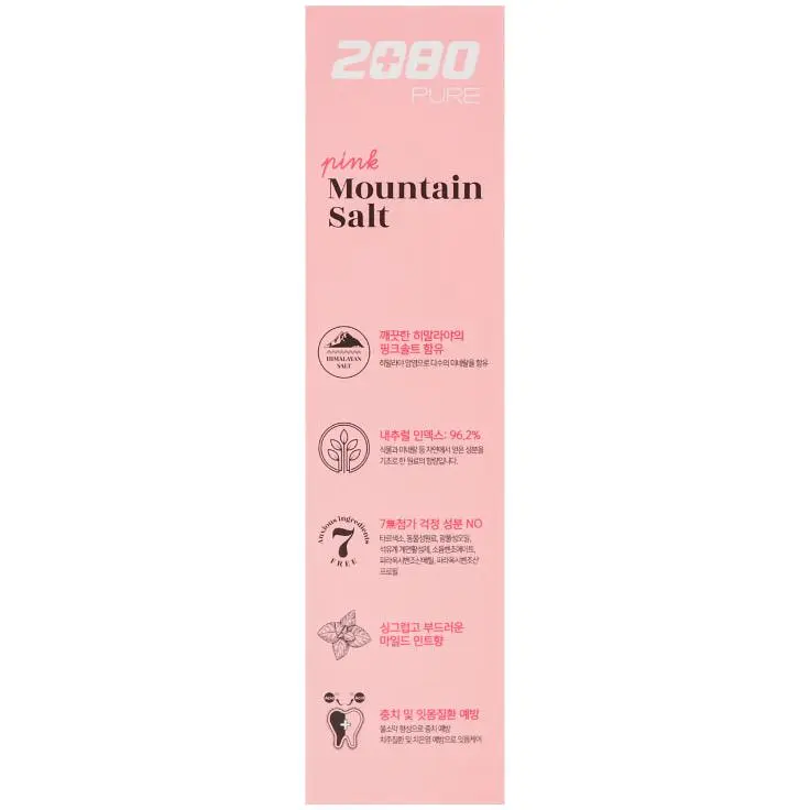 Зубна паста Aekyung 2080 Pink Mountain Salt Гімалайська сіль 120 г - фото 8