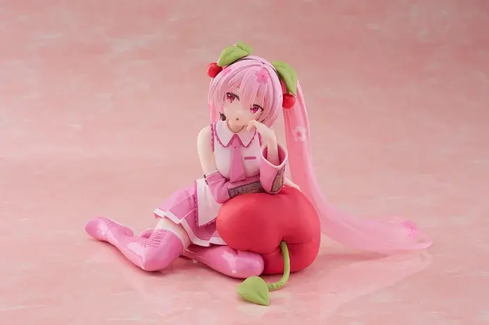 Фигурка Taito Вокалоид Сакура Хацуне Мику Vocaloid Sakura Hatsune Miku Cherry Cushion Ver. 12 см T V SHM CC 12 - фото 2