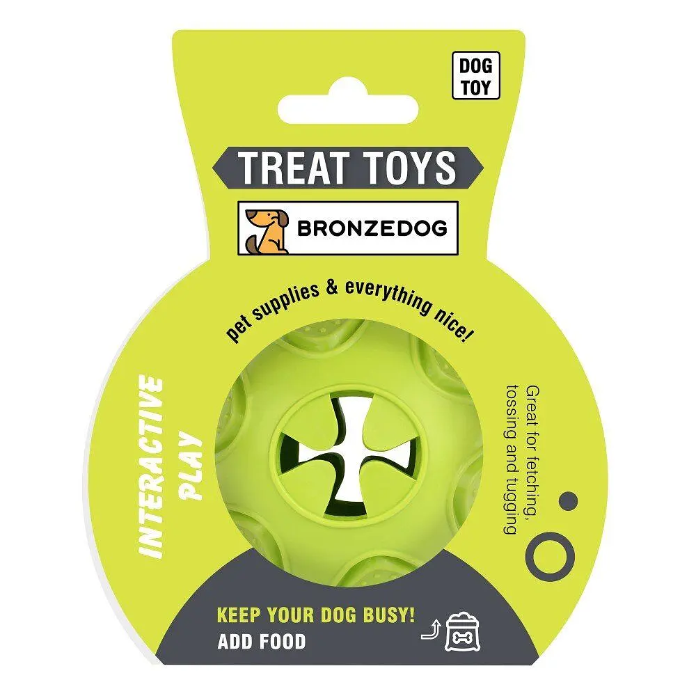 Іграшка для собак Bronzedog SMART мотиваційна М'яч 7 х 9 см - фото 2