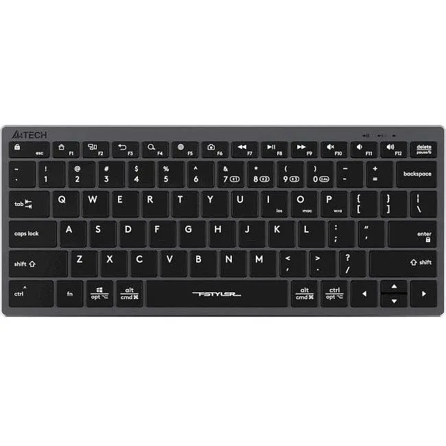 Клавіатура дротова A4Tech Fstyler FBX51C USB/Bluetooth Grey - фото 3