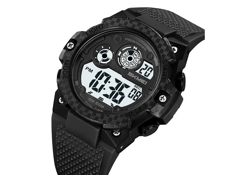 Чоловічий наручний годинник 2337BKWT Black-White Skmei acs0030009 - фото 4