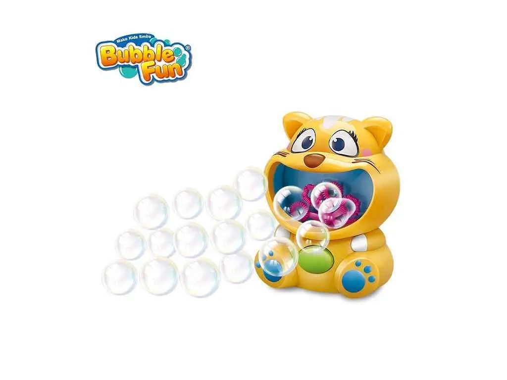 Машинка для бульбашок BUBBLE FUN на батарейках "Кіт" (16x15x20,7см) Bubble Fun - фото 2