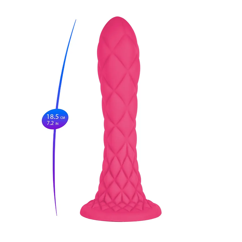 Фалоімітатор Silexd Fantasy Line Dreamy 7”, 18.5 см (рожевий) - фото 5