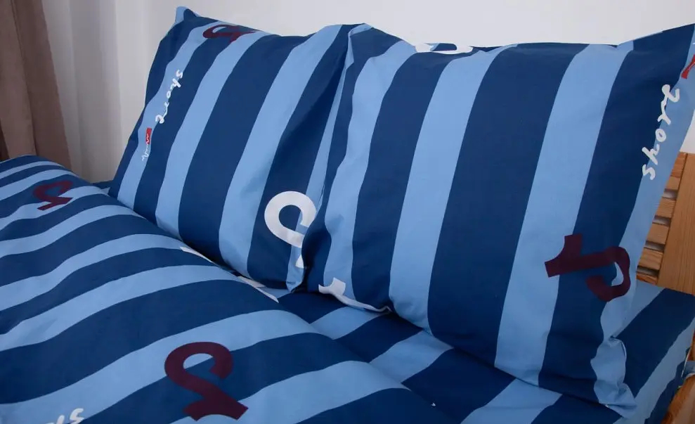 Постільна білизна євро ТЕП Soft dreams Line Blue 2-03859-26458 200х215 см блакитна - фото 2