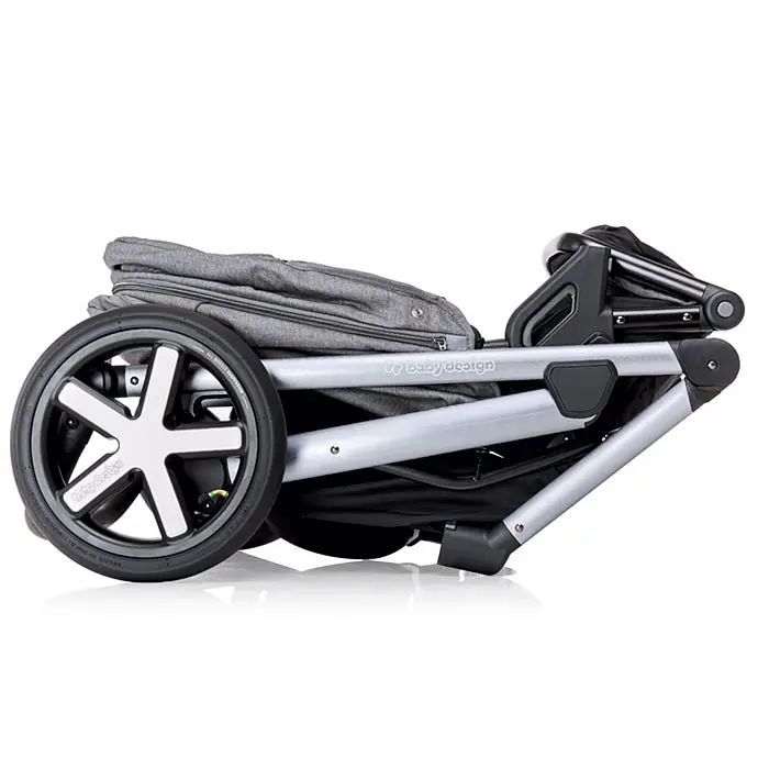 Універсальна коляска 2 в 1 Baby Design Husky NR 2020 07 Gray (202513) - фото 11