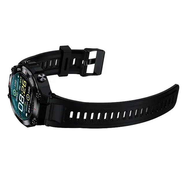 Смарт-годинник Lemfo K37 силіконовий ремінець black black (16357) - фото 2