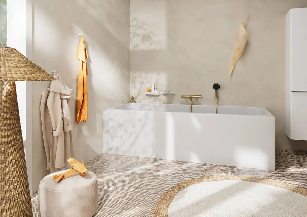 Змішувач для ванни Hansgrohe Tecturis S brushed bronze 73422140 - фото 2
