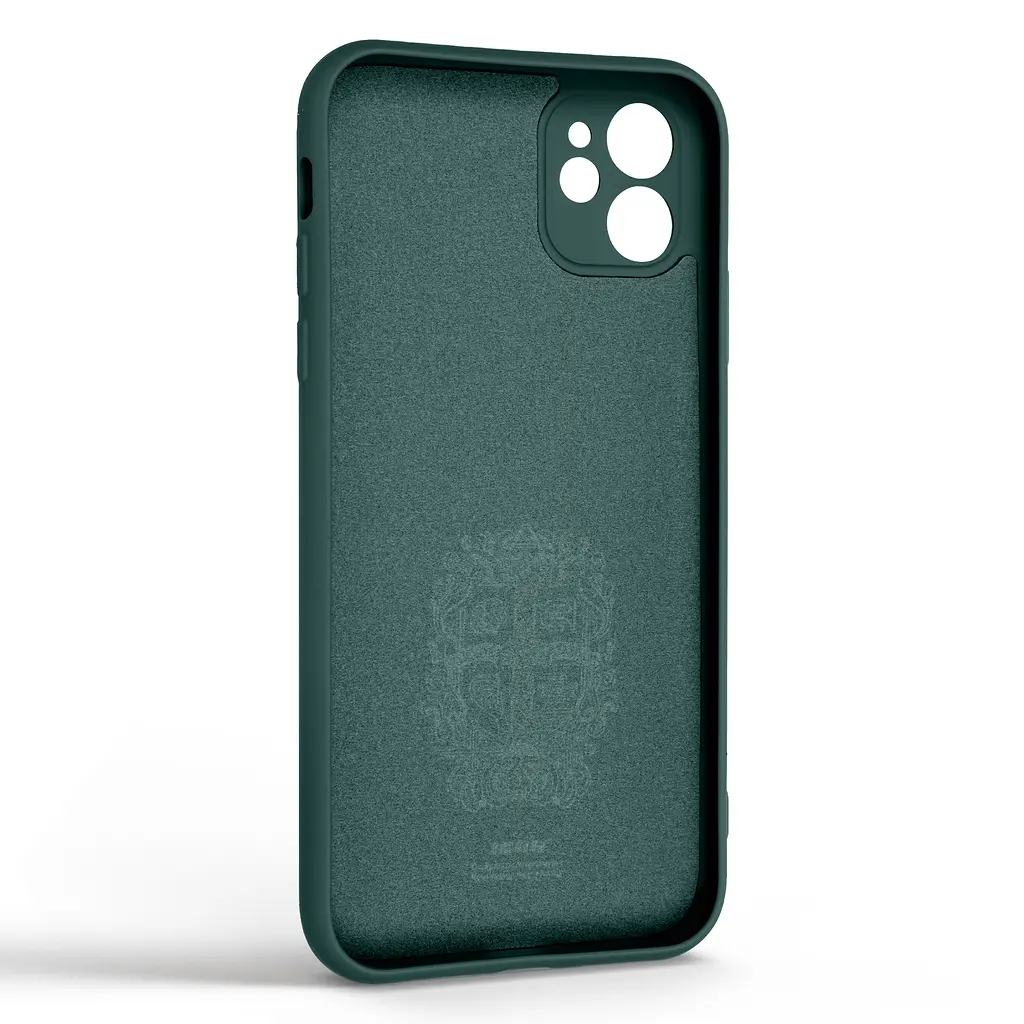 Силиконовый чехол для Apple iPhone 11, Icon Ring, зеленый, панель-накладка, с кольцом-подставкой на 360°, противоударный, возможность использования магнитных держателей, ArmorStandart (ARM68647) - фото 2