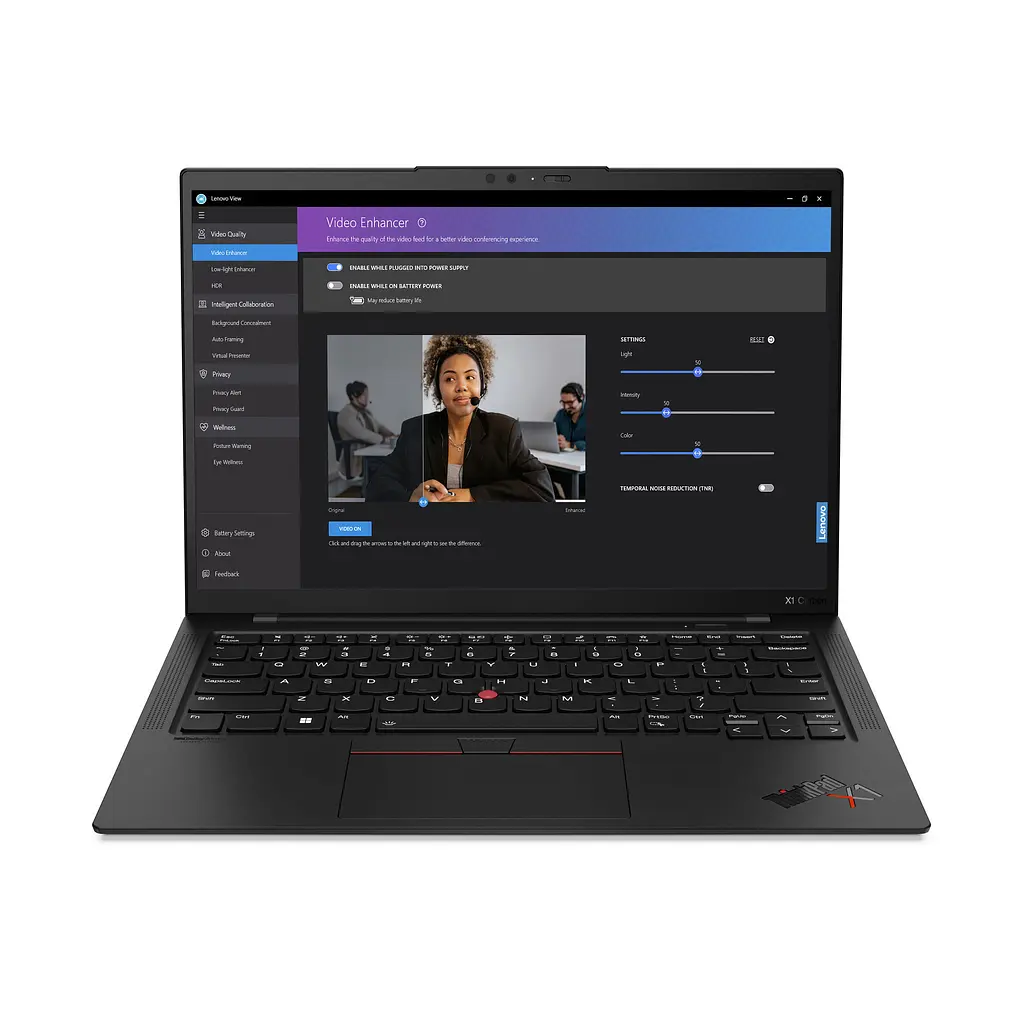 Ноутбук Lenovo ThinkPad X1 Carbon-G11 14' 2.8K OLED, Intel i7-1355U, 32GB, F1TB, UMA, LTE, Win11P, чорний (21HM0068RA) - фото 2