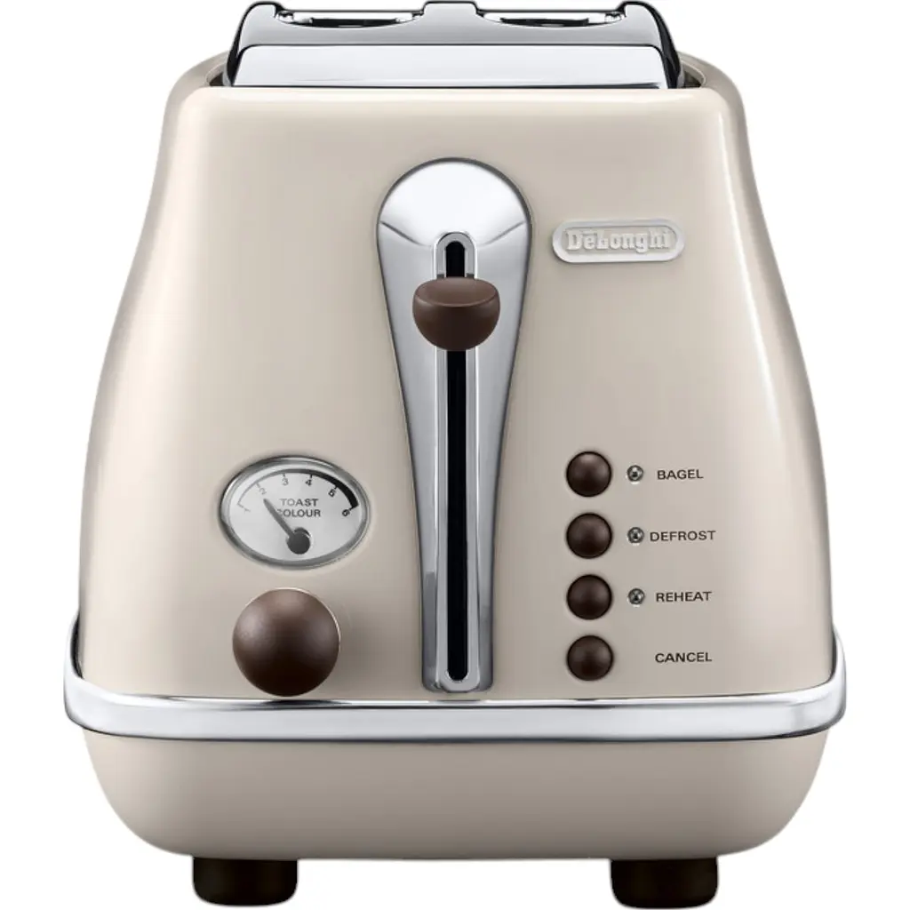 Тостер DeLonghi CTOV 2103 BG на 2 тоста бежевый (0176129060/0230120036) - фото 3