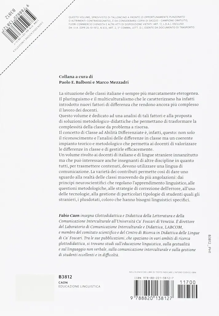 Educazione linguistica nella Classe ad Abilità Differenziate - Фабіо Каон - фото 2
