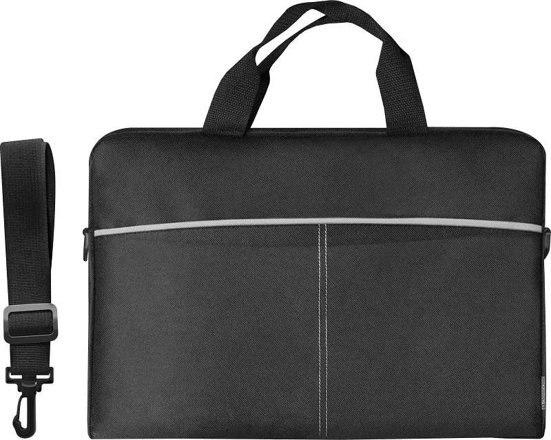 Сумка для ноутбука 15.6'' Defender Lite з карманом, чорно-сіра - фото 6