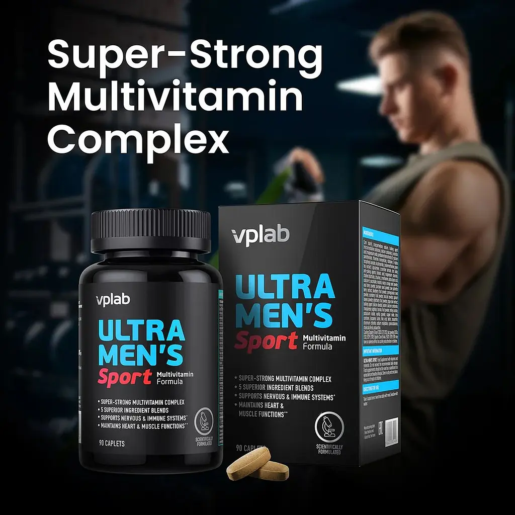 Мультивітамінний комплекс Vplab Ultra Men's Sport Multivitamin 180 капсул - фото 6