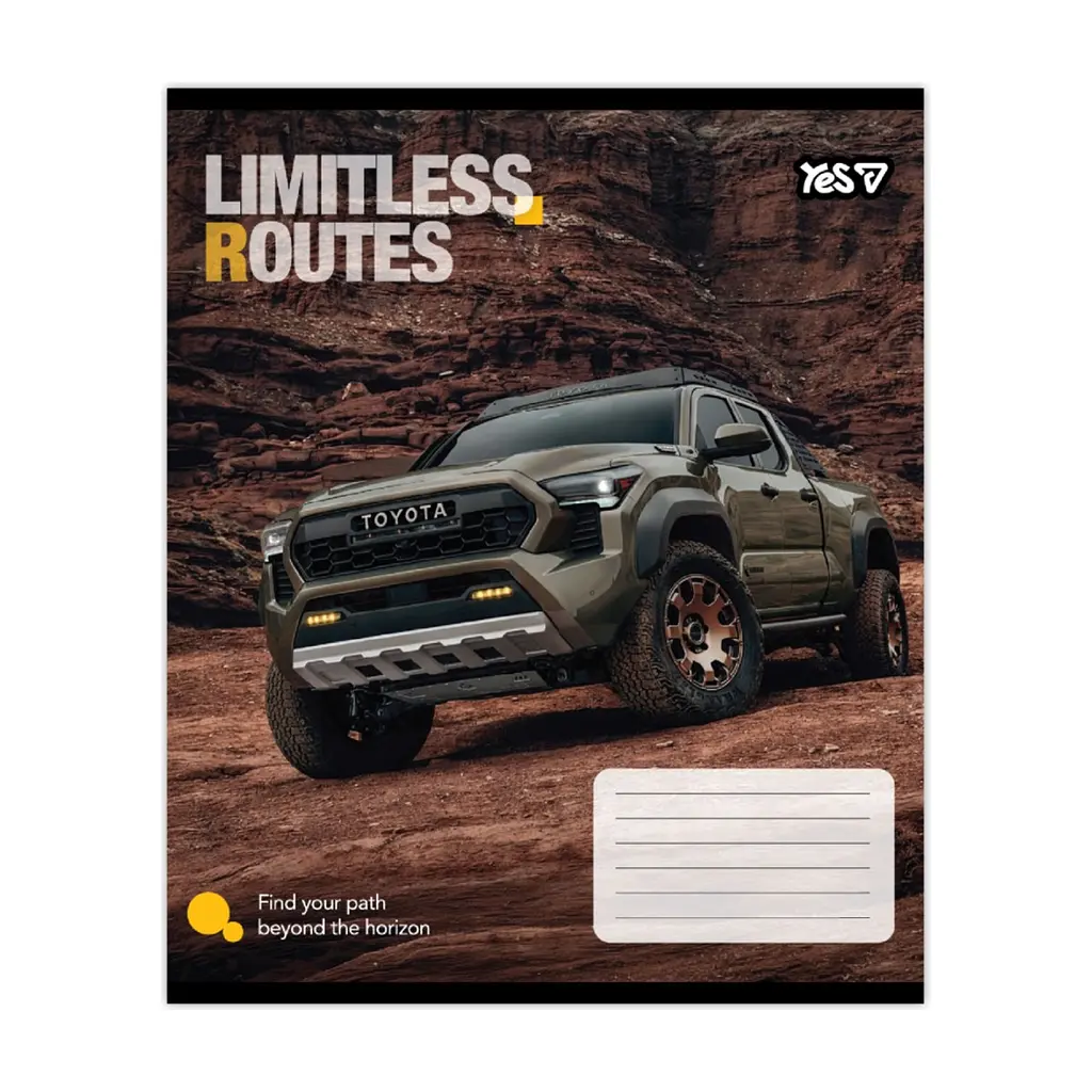 Зошит Yes Limitless routes А5 48 аркушів, лінія (769041), в асортименті - фото 6