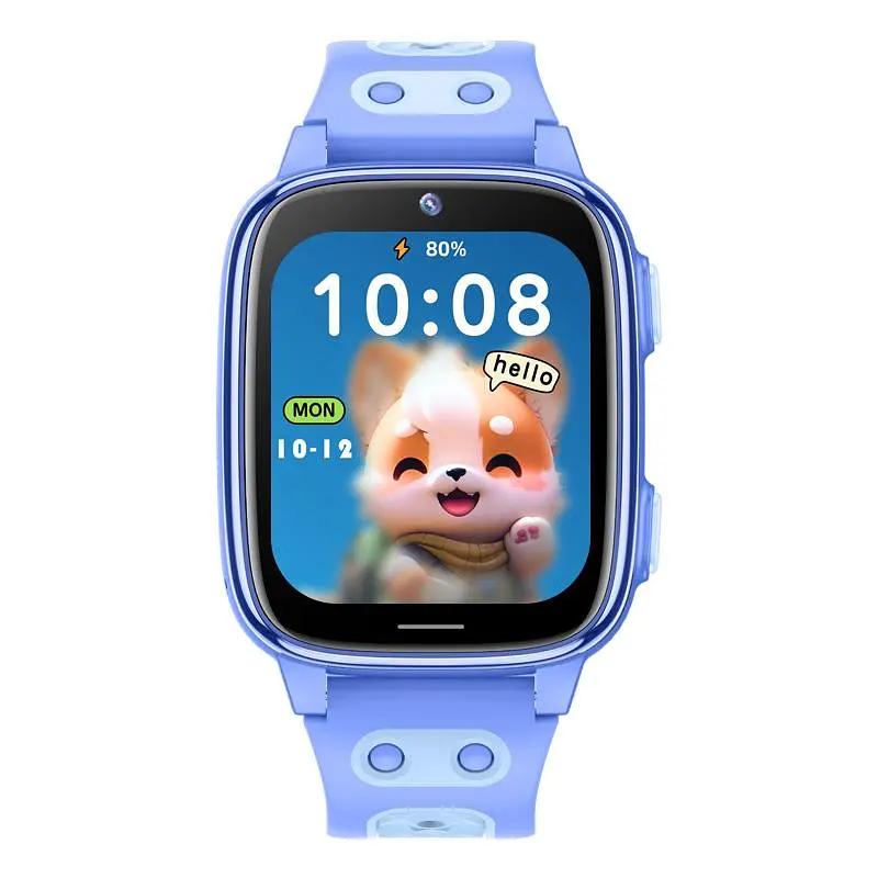 Смарт годинник дитячий Lemfo D57 з GPS трекером, 4G SIM-картою, відеодзвінками, прослуховуванням, геозоною та кнопкою SOS Синій - фото 2