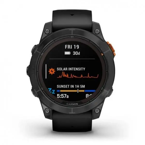 Смарт-часы Garmin Fenix 7 Pro Solar Slate Gray w. Black Band (010-02777-00/01) - фото 2