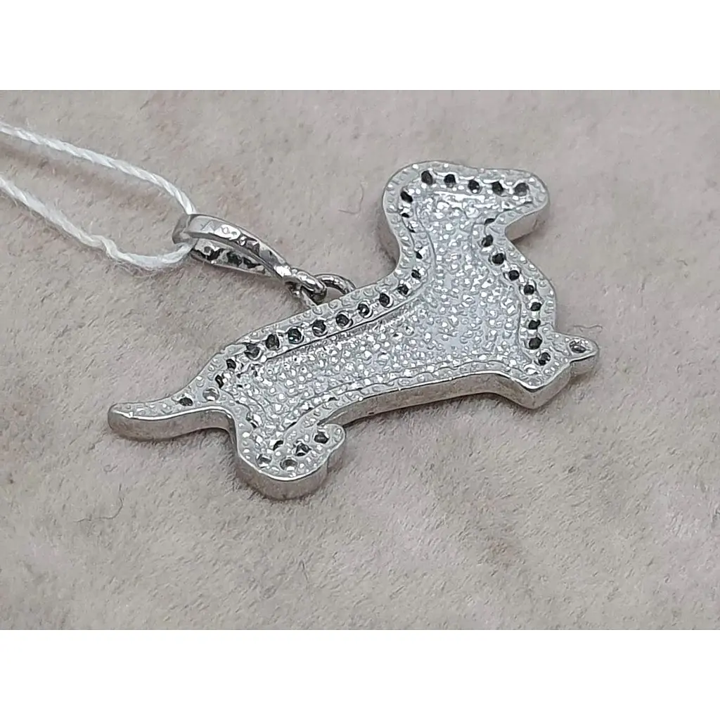 Срібна підвіска Silvex 925 з фіанітами. П2Ф/373 - фото 4