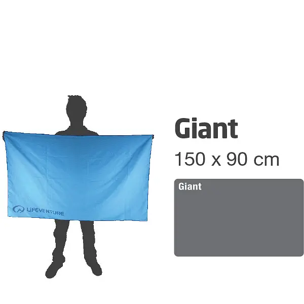 Рушник Lifeventure Micro Fibre Comfort Giant Blue (1012-63351) - фото 4