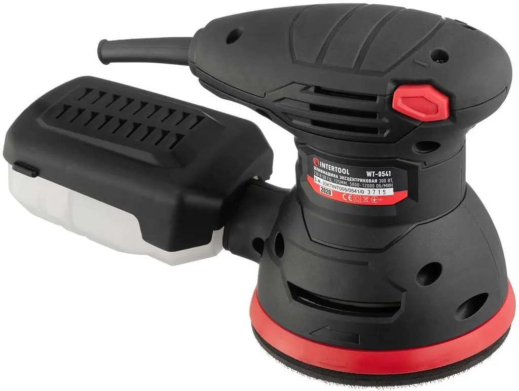 Ексцентрикова шліфмашина Intertool WT-0541 [89708] - фото 2