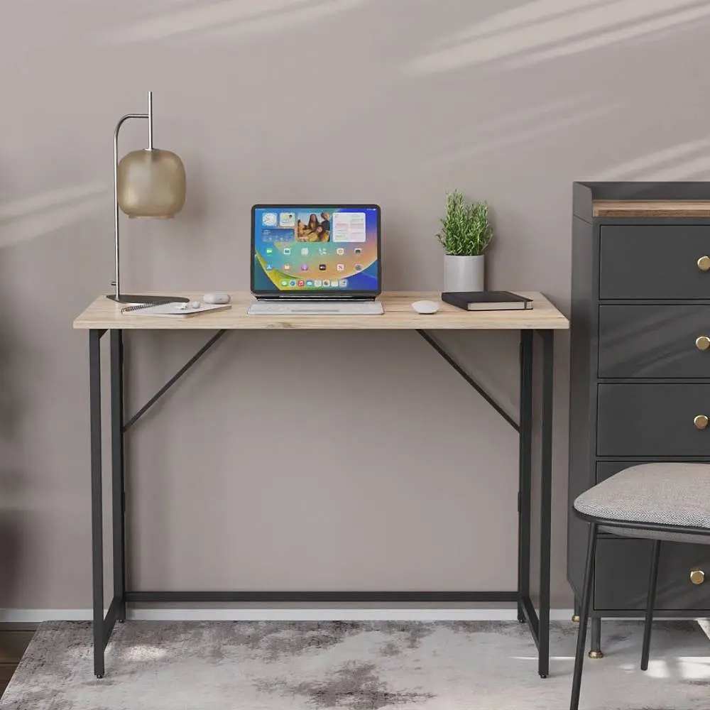 Стол раскладной Морис Ferrum-decor 750x1000x600 Черный металл ДСП Дуб Сан-Марино 16 мм (FRD-104670) - фото 9