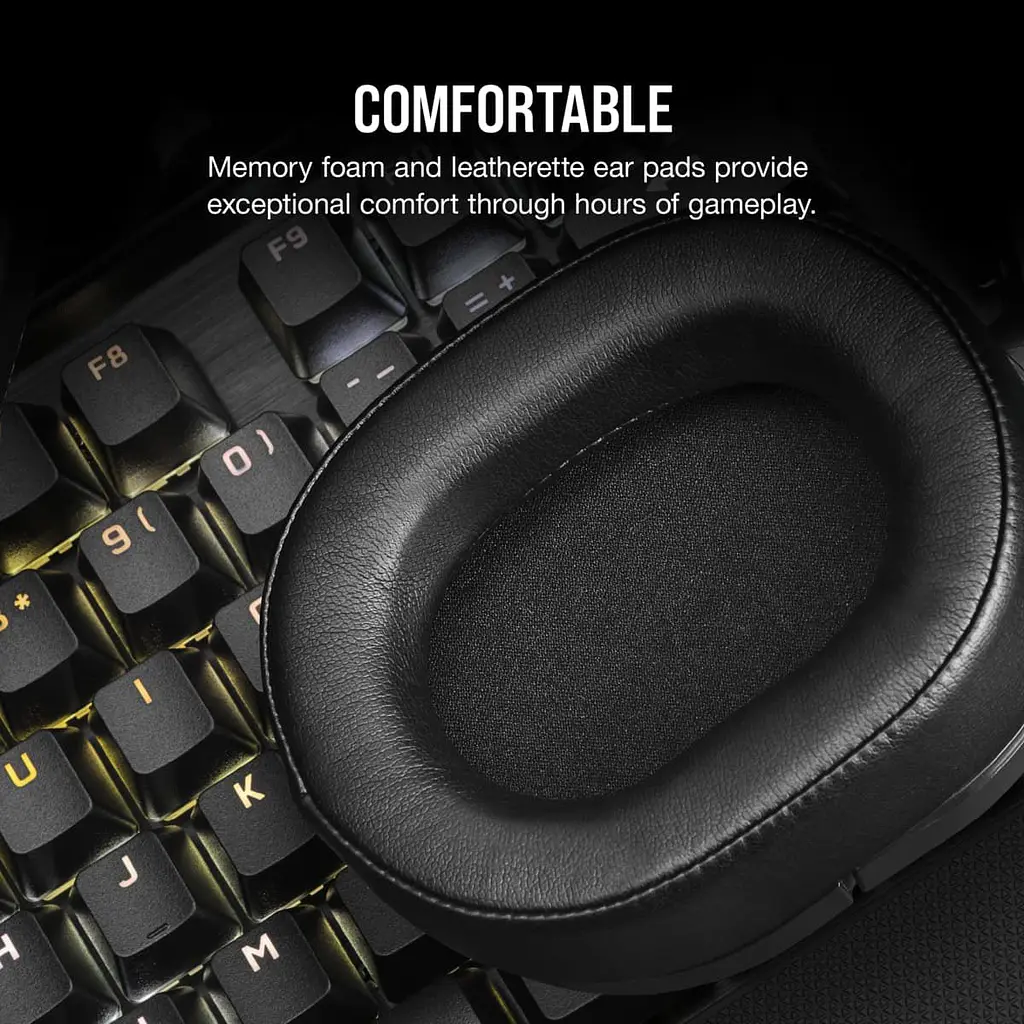 Ігрові навушники Corsair HS55 Stereo Carbon (CA-9011260) [75611] - фото 9