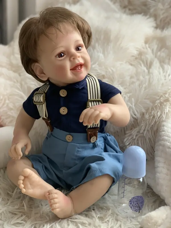 Силіконова колекційна лялька реборн reborn хлопчик пабло Reborn Dolls det0018818 - фото 6