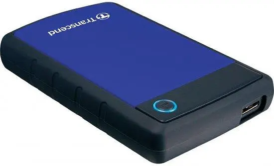 Портативный жесткий диск Transcend 4 ТБ USB 3.1 StoreJet 25H3 Blue - фото 2