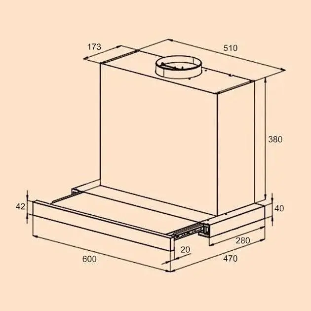 Витяжка Klarstein Mariana Neo 60 (10035926) - фото 7