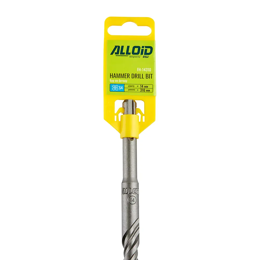 Бур по бетону Alloid Building Tools SDS-plus S4 14x310 мм (FH-14310) - фото 2