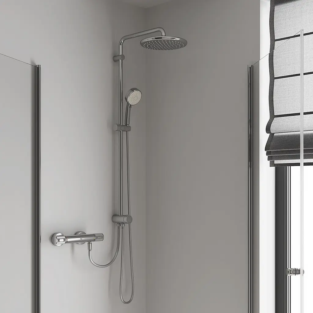 Душова система Grohe Tempesta Cosmopolitan System 250 Flex 26675000, Хром - фото 9