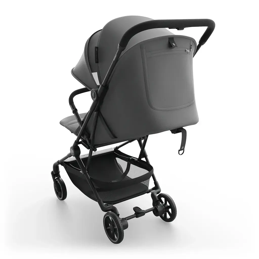 Прогулянкова коляска Kinderkraft Nebo Platinum Grey Beige (KSNEBO00GRY0000) - фото 2