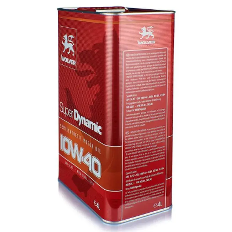 Моторна олива Wolver Super Dinamic 10W-40 4л (4260360940057) - фото 2