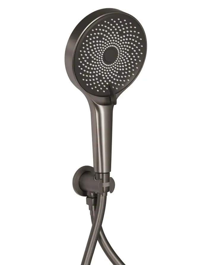 Душова система універсальна Qtap Slavonice Gunmetal Black PVD прихованого монтажу QTSLA113GMB45899 - фото 2