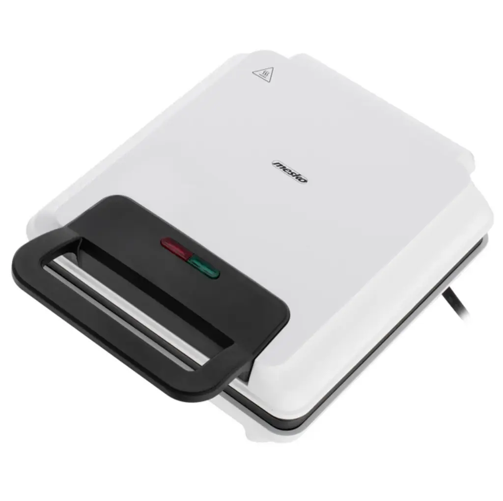 Вафельниця Mesko MS 3091 (1800 Вт) для бельгійських вафель, антипригарне покриття, біла - фото 6