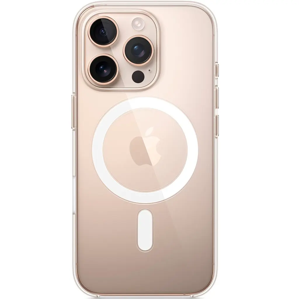 Чохол Clear Case with MagSafe для Apple iPhone 16 Pro Transparent АА [115336] - фото 3