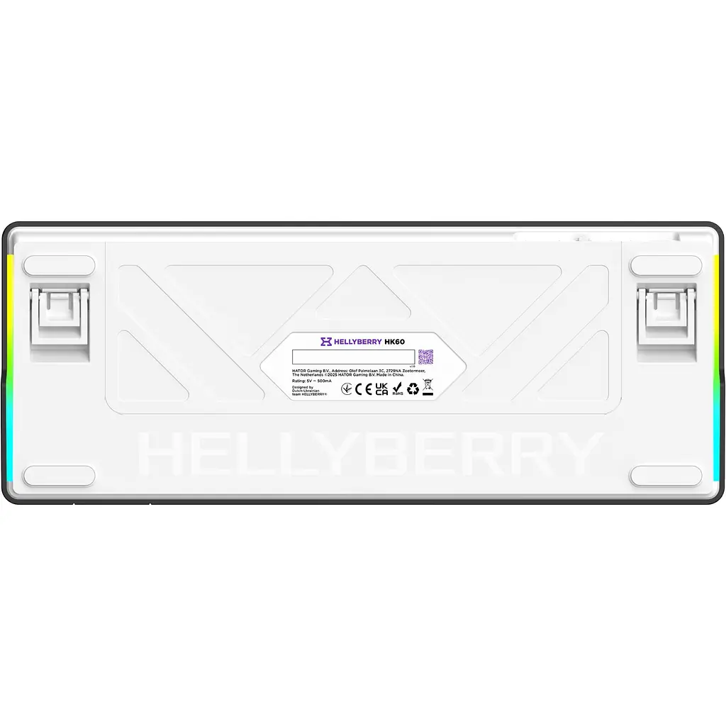Клавіатура Hator Hellyberry HK60 USB White/Violet [157461] - фото 4