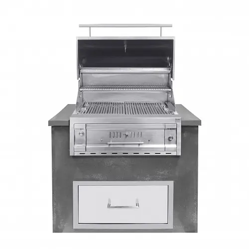 Вугільно-дров'яний гриль Grilli Fiery Fish вбудований - фото 6