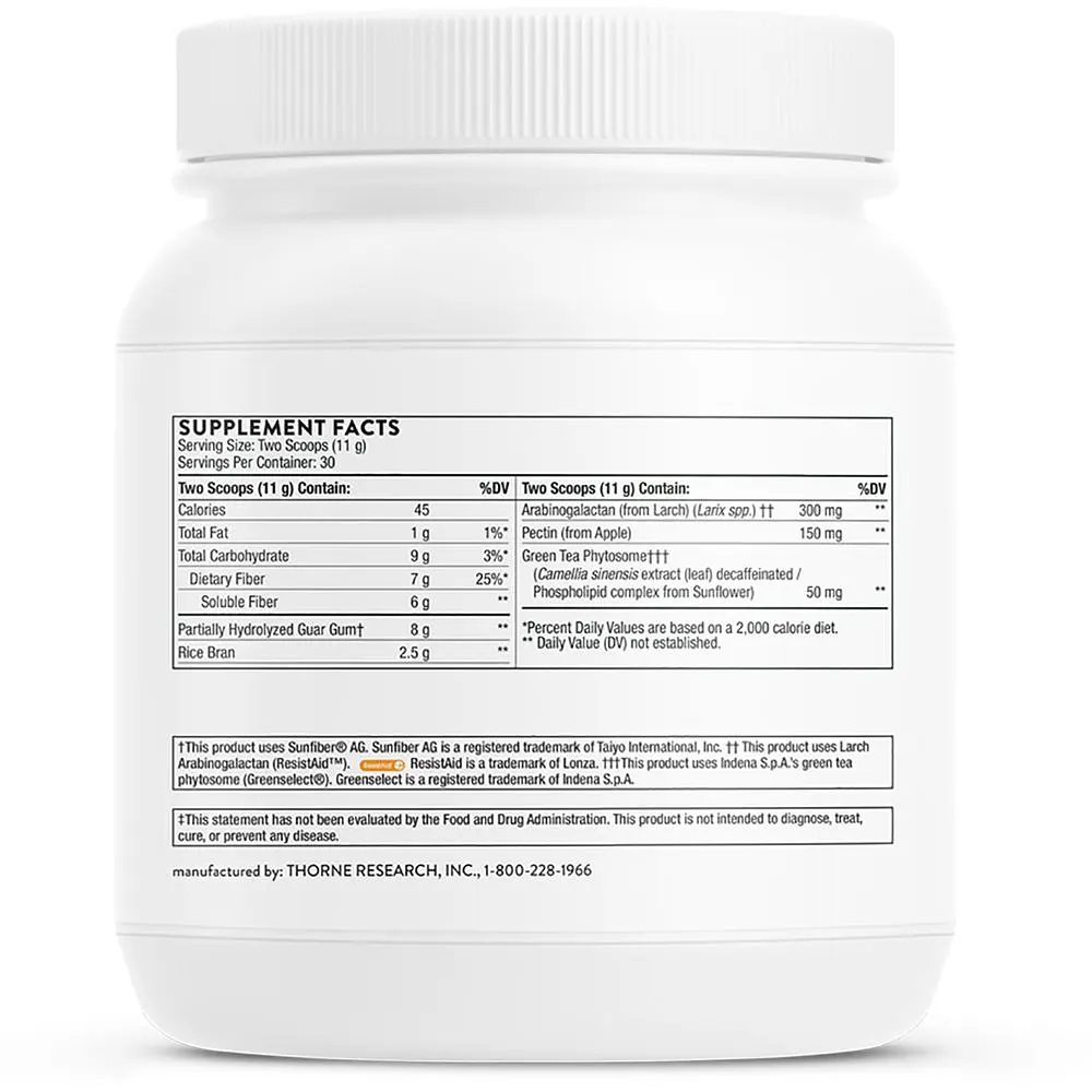 Харчові волокна Thorne Research FiberMend 330 г - фото 2