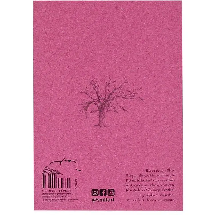 Блокнот-склейка для рисунка SM-LT Art Authentic А5 (14.8х21 см) 120г/м2 60л - фото 2