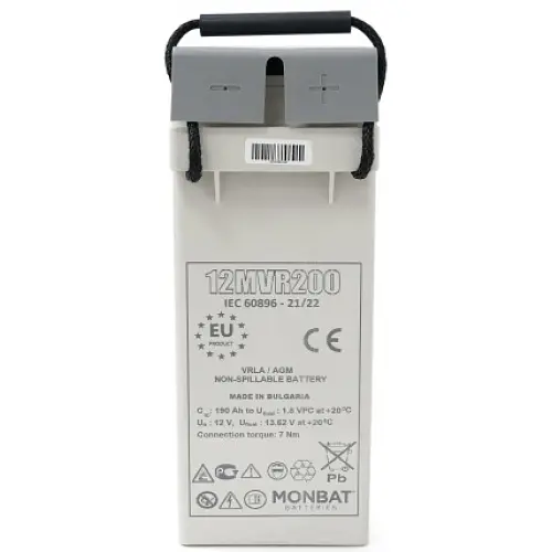Аккумулятор Monbat Front Terminal 12MVR200 AGM 12V 200Ah - фото 2