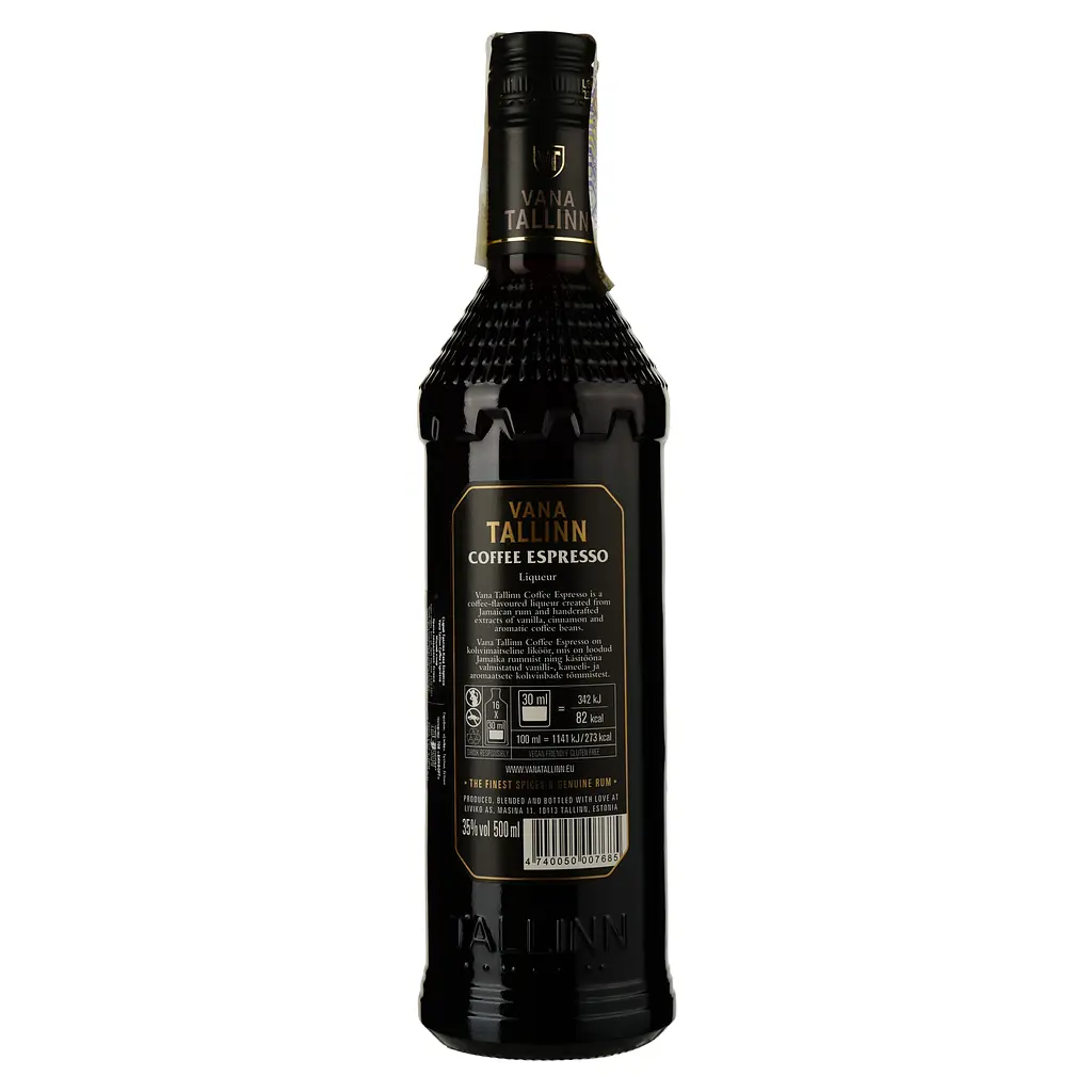 Лікер Vana Tallinn Coffee Espresso 35% 0.5 л - фото 2