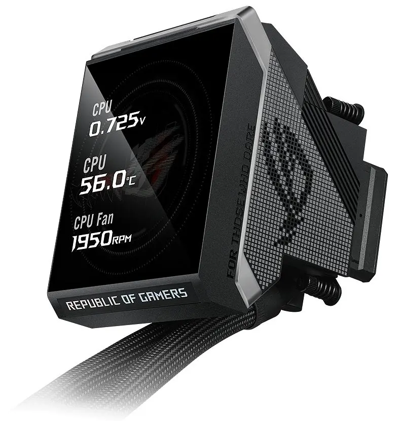 Система водяного охолодження Asus ROG Strix LC IV 360 ARGB LCD Black (90RC01M1-B0EAY0) - фото 5