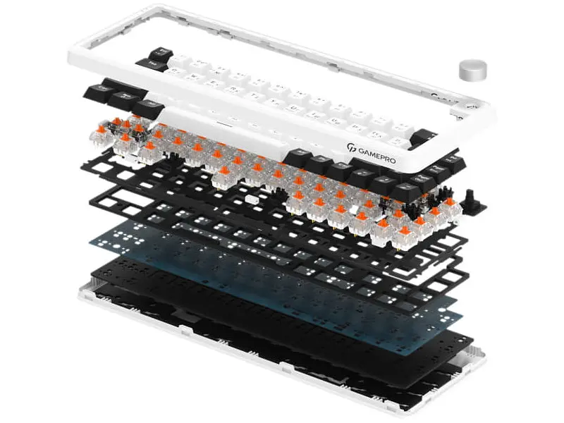 Клавіатура GamePro Asgard Valhalla MK210W Pro White - фото 2