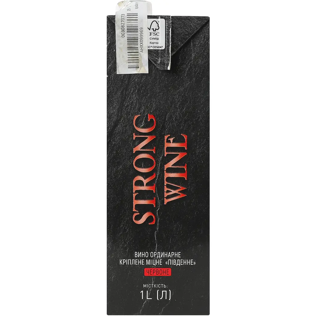 Вино Strong Wine Південне червоне ординарне міцне 17.5% 1 л - фото 4
